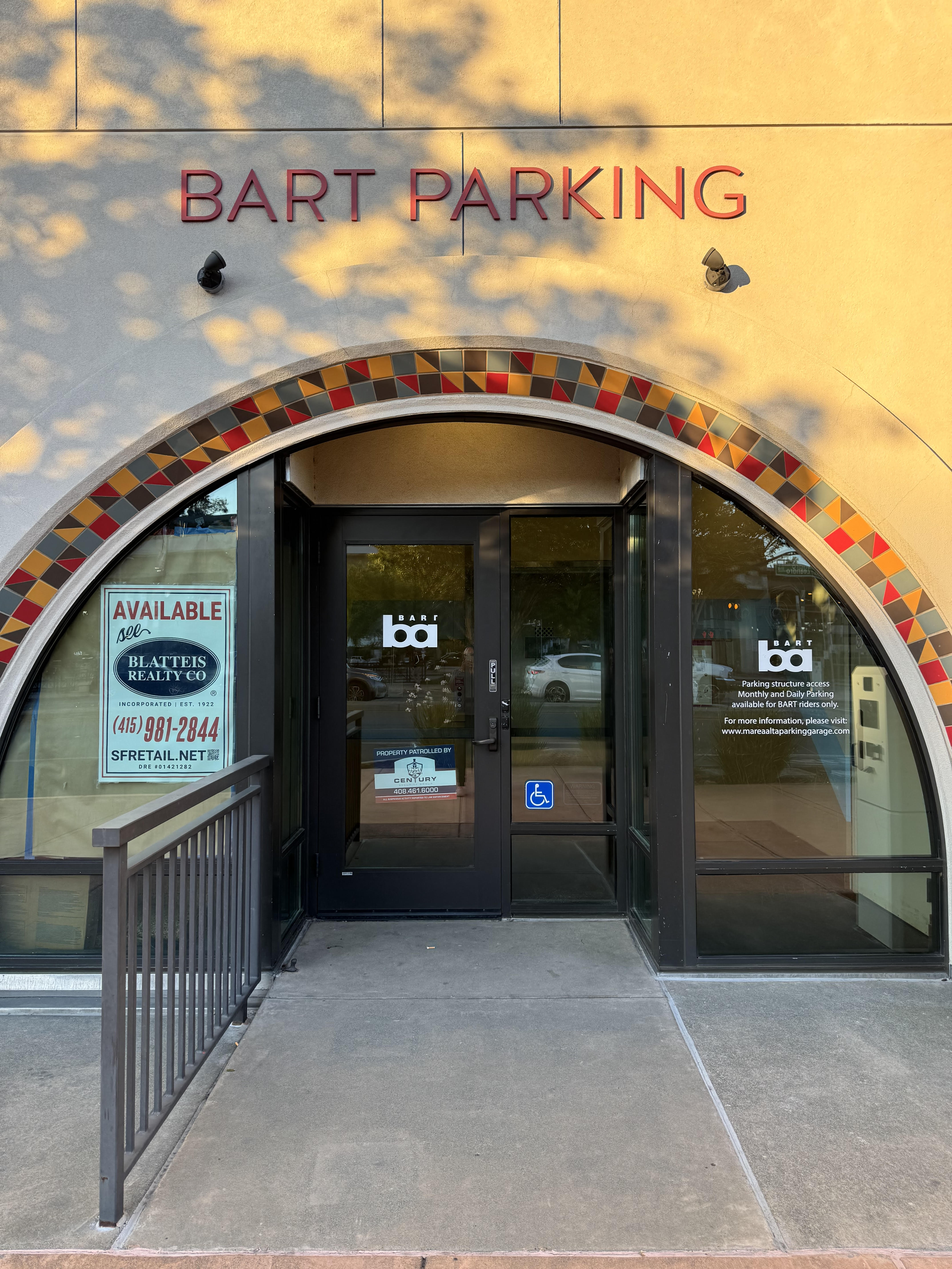Marea Alta Parking Garage Entrance